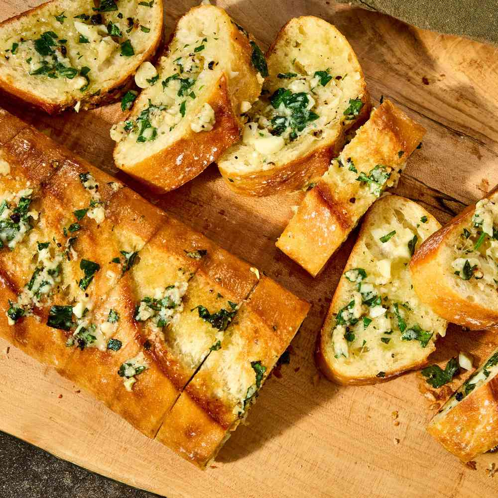 Parmesan Garlic Bread Baguette
