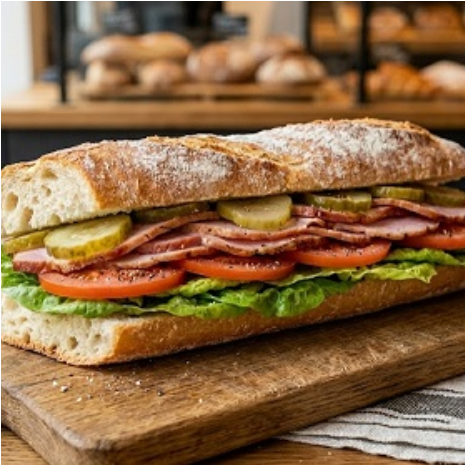 (NEW) German Kassler Ham Baguette