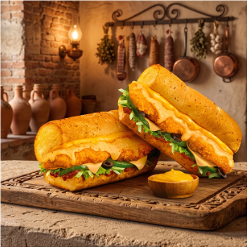 Cheesy Chicken Italiano M L 2CS 3CH Pickles MAG CH SCE