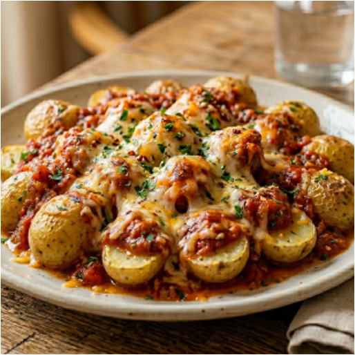 Italian Potatoes with Ham (Margherita Style)