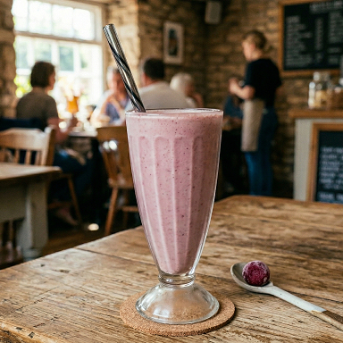Cranberry Milkshake 8 oz