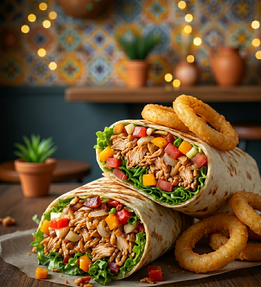 Samurai Chicken Caesar Wrap 14 inch 1 CS OR 4 JAP  BB T L Toyo